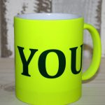 mug photo fluo personnalisable